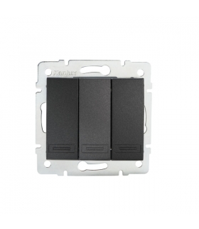 DOMO 01-1090-241 grafit Łącznik potrójny Kanlux 24899