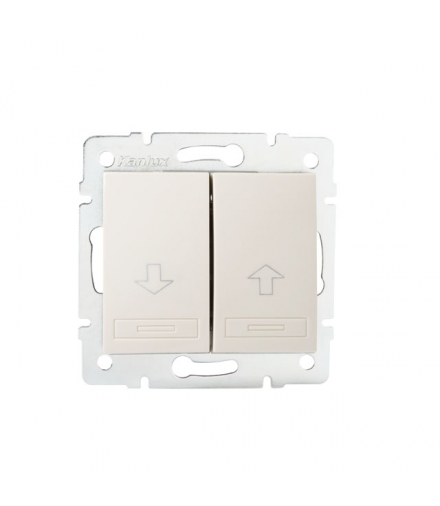 DOMO 01-1100-203 kremowy Łącznik żaluzjowy Kanlux 24782