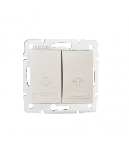 DOMO 01-1310-203 kremowy Łącznik żaluzjowy zwierny Kanlux 24803