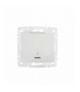 DOMO 01-1080-202 biały Łącznik zwierny "dzwonek" z LED Kanlux 24720