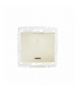 DOMO 01-1080-230 perłowy biały Łącznik zwierny "dzwonek" z LED Kanlux 24957