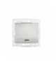DOMO 01-1110-243 srebrny Łącznik jednobiegunowy z LED Kanlux 24842