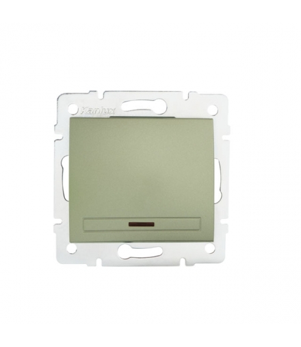 DOMO 01-1110-250 szampański Łącznik jednobiegunowy z LED Kanlux 25019