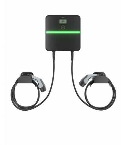 Produkt na zamówienie, stacja ładowania pojazdów elektrycznych, Simon Xenon, ścienna/Totem, 3 fazy, 32A, 22000W, kabel T2 prosty, RFID, MID, modem 4G/ LTE (opcjonalny), Bluetooth + Ethernet + OCPP + RS-485 Simon Xenon 0660212-000