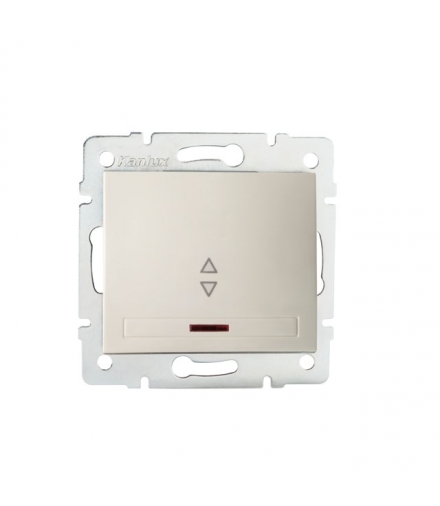 DOMO 01-1140-203 kremowy Łącznik schodowy z LED Kanlux 24786