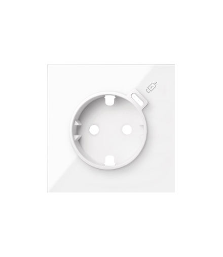 Pokrywa do gniazda Schuko z zintegrowaną ładowarką 1xUSB C, biały, USB: C Simon 100 10000050-130