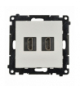 Gniazdo HDMI pojedyncze, moduł, biały mat, Standard HDMI: HDMI 2.1 Simon 55 TGHDMI221.01/111