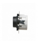 Ściemniacz do LED ściemnialnych, naciskowo-obrotowy, jednobiegunowy, 230V, moduł, 2W÷200W, czarny mat Simon 55 TES9L.01/149