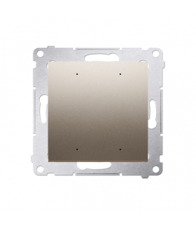 Sterownik przyciskowy oświetleniowy [Wi-Fi] - SWITCH, 16 A, 230V, (moduł), złoty matowy metalizowany Simon 54 GO DEW1WA.01/44