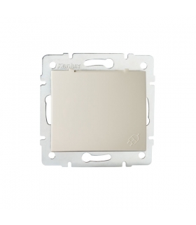 DOMO 01-1560-103 kremowy Gniazdo zasilające francuskie, IP-44 Kanlux 24792