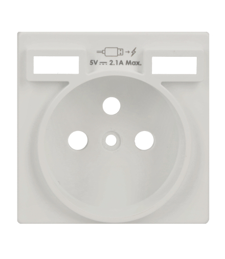 Pokrywa do gniazda ze zintegrowaną ładowarką 2 x USB A+A, biały Simon 82 8200168-030