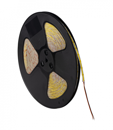 Taśma LED LCOBC 8W/m 12VDC IP00 CW zimna 6500K 800lm/m 50mb wires Kanlux 38902