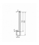 Oprawa elewacyjna YALTE S 08 10W 80cm WW ciepła 3000K 450lm B czarny solder pads Kanlux 38893