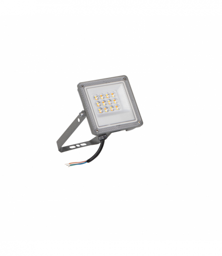 Naświetlacz LED ACETE 10W CCT GR szary wolne końce przewodów Kanlux 38490