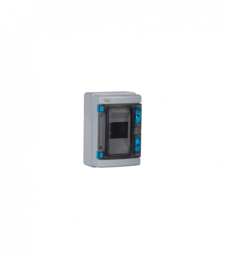 Rozdzielnica serii KDB-IP65-S04T natynkowa 4 modułowa szary Kanlux 38450
