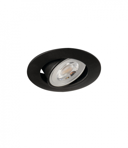 Oprawa typu downlight FIZU 4,8W CW-B czarny terminal block Kanlux 38267