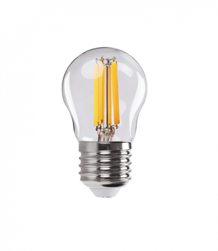 Źródło światła kulka LED XLED EX G45 E27 3,8W NW neutralna 4000K 806lm transparentny Kanlux 37345