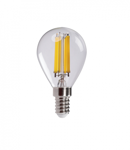 Źródło światła kulka LED XLED EX G45 E14 3,8W NW neutralna 4000K 806lm transparentny Kanlux 37343