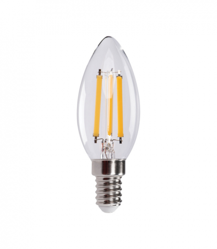 Źródło światła świeczka LED XLED EX C35 E14 3,8W NW neutralna 4000K 806lm transparentny Kanlux 37341