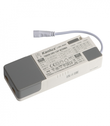 Zasilacz LED TIBERI DRV C&P M 700mA biały Kanlux 26385