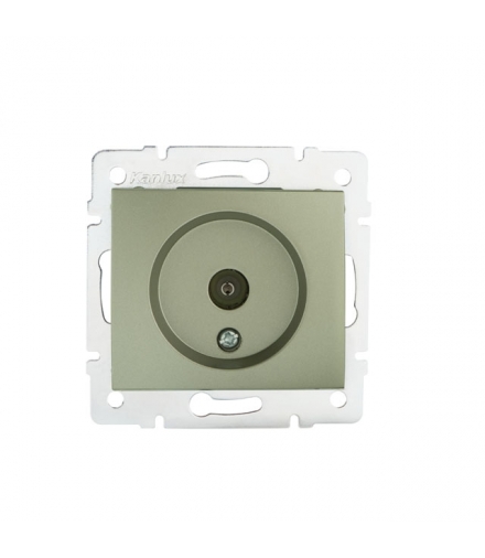 DOMO 01-1300-050 szampański Gniazdo antenowe typu F końcowe Kanlux 25038