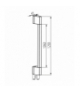 Oprawa elewacyjna YALTE D 12 11W 120cm NW neutralna 4000K 500lm B czarny solder pads Kanlux 38896