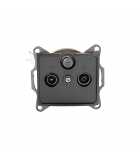 DOMO 01-1350-041 grafit Gniazdo RTV-SAT końcowe Kanlux 24925