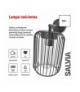 Lampa naścienna Garden SALVIA 28,5cm, na żarówkę E27 max 15W, IP44 EMOS ZGD010P