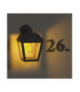 Lampa naścienna Garden ADENIA 24,5cm, na żarówkę E27 max 15W, IP44 EMOS ZGB020P