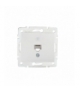 DOMO 01-1370-002 biały Gniazdo telefoniczne pojedyncze (RJ11) Kanlux 24751