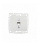 DOMO 01-1390-002 biały Gniazdo komputerowe pojedyncze, (RJ45Cat 5e Jack) Kanlux 24753