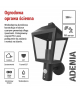 Lampa naścienna Garden ADENIA 30cm, na żarówkę E27 max 15W, IP44, PIR EMOS ZGB040P