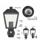Lampa naścienna Garden ADENIA 30cm, na żarówkę E27 max 15W, IP44, PIR EMOS ZGB040P