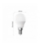 Żarówka LED Basic MINI GLOBE E14 8,8 W (60 W) 806 lm Neutralna biel EMOS ZL1F48