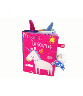 Książeczka Miękka Jednorożec Kolorowa 0+ LEAN TOYS 15585