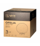 OFELIA oprawa ogrodowa kula, E27, max. 18W, IP65, kamień, ⌀280 Orno AD-OP-6588GE27ZW