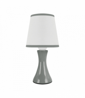 Lampka stołowa POLINA E14 GREY szary Struhm 04738