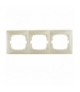 DOMO 01-1480-030 perłowy biały Ramka potrójna pozioma Kanlux 25000