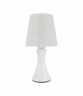 Lampka stołowa POLINA E14 WHITE biały Struhm 04716