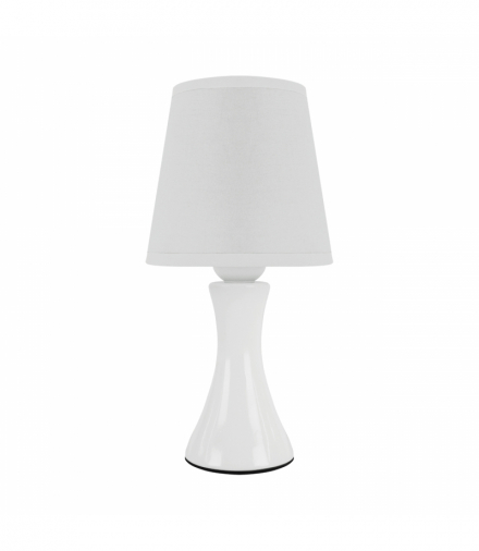 Lampka stołowa POLINA E14 WHITE biały Struhm 04716