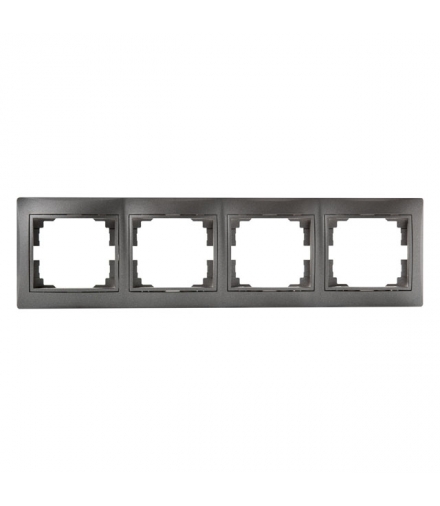 DOMO 01-1490-041 grafit Ramka poczwórna, pozioma Kanlux 24942