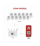GoSmart Oświetlenie punktowe LED RGB IC + CCT, 255 cm, 12 części, 7 W, ściemnialne, WiFi EMOS ZIW15CR