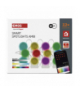 GoSmart Oświetlenie punktowe LED RGB IC + CCT, 255 cm, 12 części, 7 W, ściemnialne, WiFi EMOS ZIW15CR