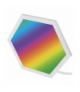 GoSmart Oprawa LED RGB IC Hexagon, 3 części, 5,4 W, ściemnialna, WiFi EMOS ZIW223R