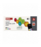 GoSmart Lampa stołowa LED RGB IC Hexagon biała, 6 części, ściemnialna, WiFi EMOS ZIW426R