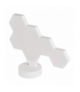 GoSmart Lampa stołowa LED RGB IC Hexagon biała, 6 części, ściemnialna, WiFi EMOS ZIW426R