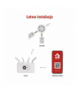 GoSmart Oprawa LED Lines biała, 9 części, 34 W, RGB, ściemnialna, WiFi EMOS ZIW249R