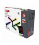 GoSmart Oprawa LED Lines czarna, 9 części, 34 W, RGB, ściemnialna, WiFi EMOS ZIW269R