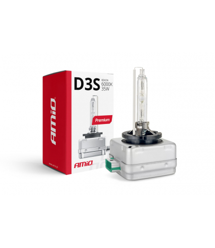 Żarówka ksenonowa żarnik xenon D3S 6000K AMiO PREMIUM AMiO 01979