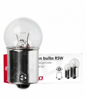 Żarówki halogenowe R5W BA15s 12V 5W 10 szt. AMiO 01485
